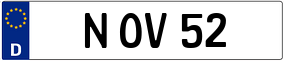 Truck License Plate